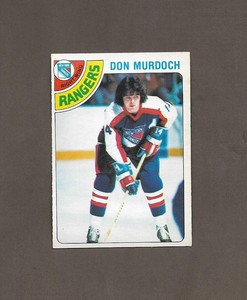 1978-79 OPC 11 Don Murdoch NY RANGERS O Pee Chee High Grade Card