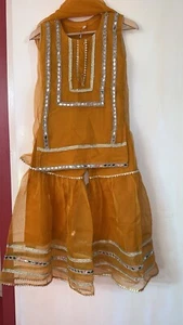 girls wedding gharara shirt-size 7-8 years - Picture 1 of 5