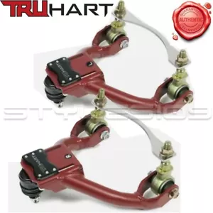 TruHart Front Adjustable Upper Camber Arms w/ Bushings for Acura Integra 90-93 - Picture 1 of 1