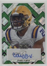 2022 Leaf Metal Draft Green Wave /7 Corey Kiner #BA-CK2 Auto