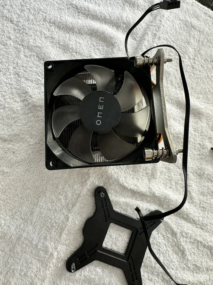 ✅ HP OMEN 25L OEM Intel 12th Gen CPU Fan with Heatsink RGB LGA 1700 M87861-001 ✅ - Image 1 of 4