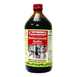 Baidyanath Maharasnadi Kadha con Guggulu natural reduce la rigidez de la articulación 450 ml - Imagen 1 de 4