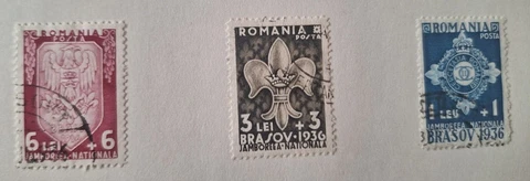 1936 - Rumania - Boy Scout Camp Set - Used Cover