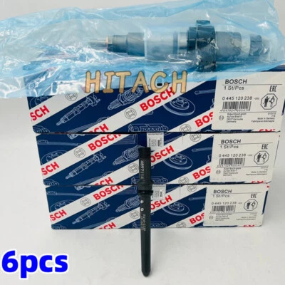 6X 0445120238 Rail Diesel Injector Fits For 2004-09 Dodge Ram Cummins 5.9L - Изображение 1 из 4