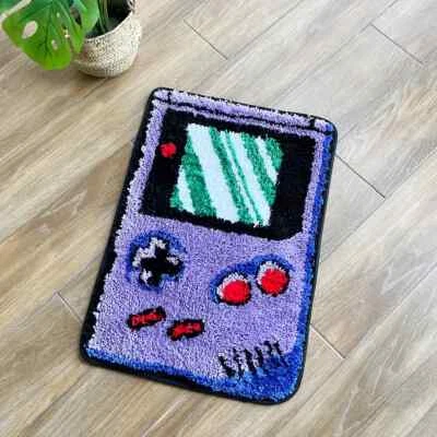 Purple Games Console Tufted Rug - Fluffy Runner Rug for all Rooms - Image 1 of 4