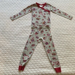 Hanna Andersson Pajamas Set Girl’s 5 Long Sleeve Birds 100% Organic Cotton - Picture 1 of 11