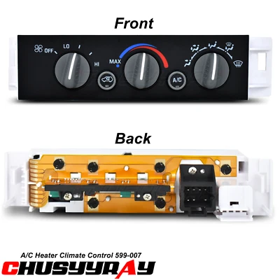 Módulo de control de clima de calefacción de aire acondicionado 599-007 para GMC K2500 Suburban 1996-1999 Foto 1 de 4
