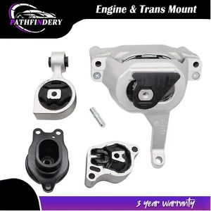 4pc Motor Mount Kit for 2007-2016 Nissan Altima 2.5L 4-cylinder AT Auto CVT - Picture 1 of 10
