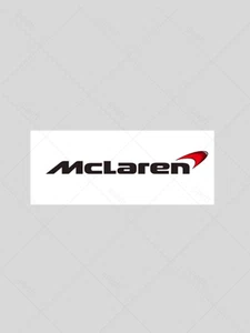 Topper para pastel comestible con logotipo de Mc Claren precortado de 3", 4", 5", 6", 7"" y 8"" de ancho - Imagen 1 de 1