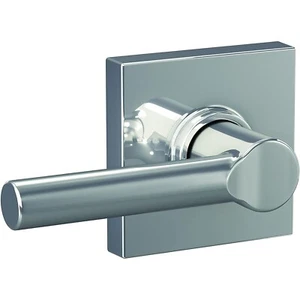 Schlage F10 BRW 625 COL Hall/Closet Broadway Lever Collins Trim Bright Chrome - Picture 1 of 2