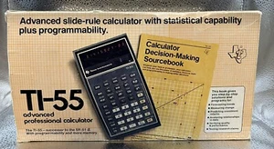 Calculadora profesional avanzada Texas Instruments TI-55 1977 con caja - Imagen 1 de 10