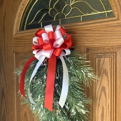 Arcos de boda rojos y blancos - 8" de ancho, juego de 6, día de San Valentín, decoración Foto 1 de 4