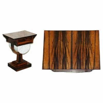 VERY FINE ANTIQUE CIRCA 1810-1820 REGENCY COROMANDEL WORKBOX / SEWING TABLE - Image 1 of 4