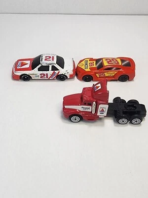 Racing Champions CITGO Ford Semi & Race Car & General Mills Pensoil Shell Car  - Image 1 of 4