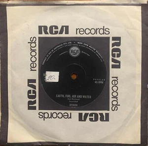 Stoics - Earth, Fire, Air & Water / Search For The Sea 1968 RCA Psych Oz 45 - Picture 1 of 2