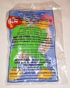 McDonald's Happy Meal Toy, 1999 #3 Ty SMOOCHY THE FROG Toy Animal, ¡NUEVO Y SELLADO! - Imagen 1 de 2