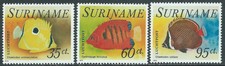 1976 SURINAME POSTA AEREA PESCI TROPICALI MNH ** - RB1-4
