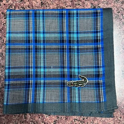 PAÑUELO DE BOLSILLO PARA HOMBRE 19" PATA DE GALLO CUADROS ARTE AZUL VERDE PAÑUELO CLÁSICO ALGODÓN Foto 1 de 3