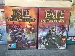 Fate: The Traitor Soul CD & Uncovered Realms By Wild Tangent No Manual - Picture 1 of 9