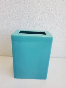 Metlox Vintage 1940s Teal CDGC 961 Pillovase Ceramic Vase - Picture 1 of 12