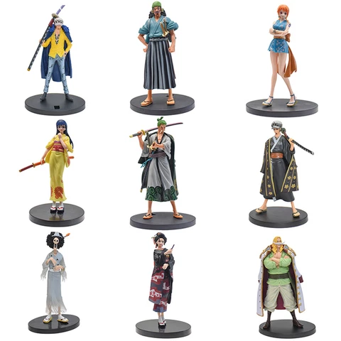 Anime One Piece Roronoa Zoro Usopp PVC Action Figure Toys Collection Model Gifts Cover