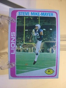 Tarjeta de fútbol americano 1978 Topps #59 Steve Mike-Mayer (81345) - Imagen 1 de 2