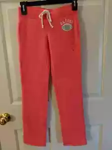 ABERCROMBIE & FITCH Coral Color Skinny Sweatpants for Girl Size S NWT - Picture 1 of 4