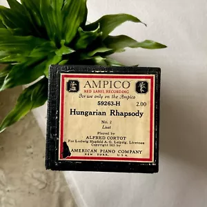AMPICO 60663 Piano Roll Hungarian Rhapsody No. 10 Liszt - Picture 1 of 7