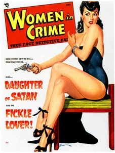 Women in Crime - 1949 - Magazine Cover Poster - Picture 1 of 1