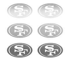 San Francisco 49ers Football NFL Vinyl Decals cup phone small Stickers Set of 6