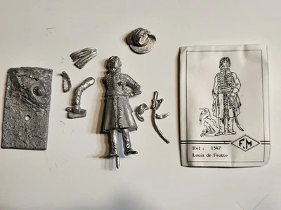 Fonderie Miniature/Louis De Frotte/ 54mm no 90mm Metal Modeles Le Cimier Soldier - Photo 1/4