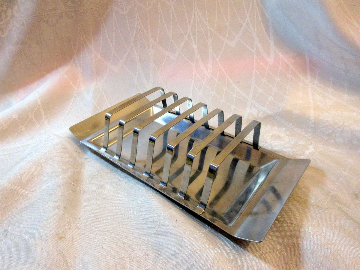 Victorian Style Toast Rack HEMOTON 3-Slice Stainless Steel Toast Rack ...