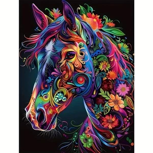 Horse Diamond Painting Kits for Adults Beginners - 5X5X0.5, - Picture 1 of 7