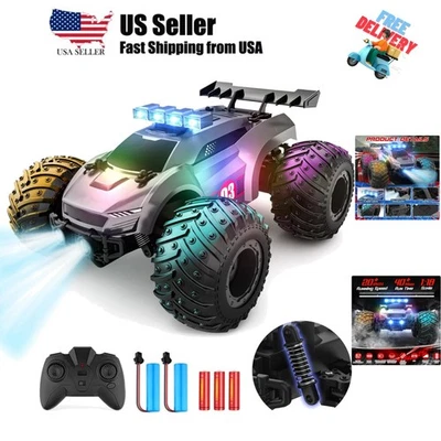 High Speed 1:18 Off-Road Remote Control Car with LED Lights - 20km/h Fun! - Image 1 of 4