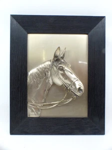 Horse head relief picture wall art G. Bommer - Picture 1 of 8
