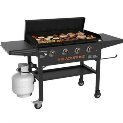 Blackstone 4-Burner 36" Griddle Cooking Station with Hard Cover - Image 1 of 4