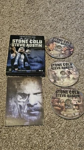 wwe THE LEGACY OF STONE COLD STEVE AUSTIN 3-DISC SET dvd wrestling - Picture 1 of 1