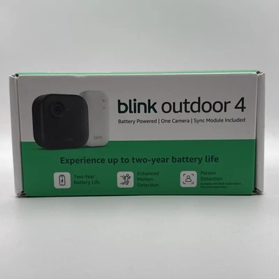 Blink Outdoor 4 Wireless - 1 Camera Security System with NEWEST Sync Module NEW - Image 1 of 4