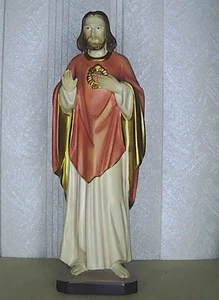 Figura Estatua Religiosa Jesús Sagrado Corazón Católico Delfi Original De Colección 7.75" - Imagen 1 de 7