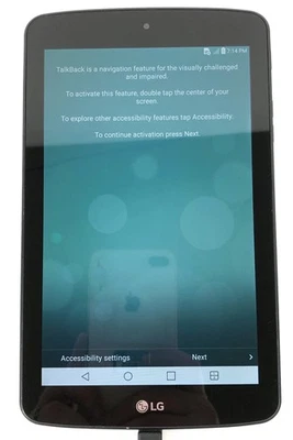 LG G Pad F 7" 4GB WiFi LG-LK430 Sprint Android Tablet - No AC - Image 1 of 4