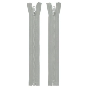 2pcs Sewing Invisible Zippers 9 Inch Resin Hidden Coil Zipper, Grey - Bild 1 von 7