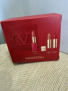 ROSSO VALENTINO CLUTCH COUTURE LIPSTICK SET LIPSTICK 100R & 2 REFILLS 107A 22R - Picture 1 of 7