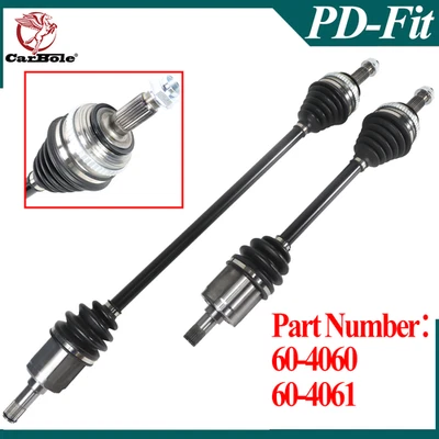 Par de ejes CV delanteros del lado del conductor y del pasajero para Honda Civic 1992--2000 Foto 1 de 4