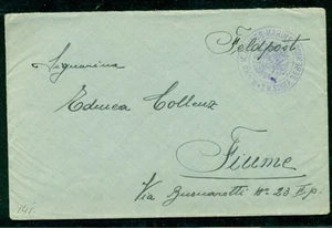 (1916) Cubierta naval húngara, barco ""SEBENICO"" púrpura cancelación de barco, en muy buen estado - Imagen 1 de 1