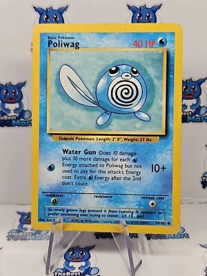 Pokémon Poliwag Base Set 59/102 MP - Image 1 of 2