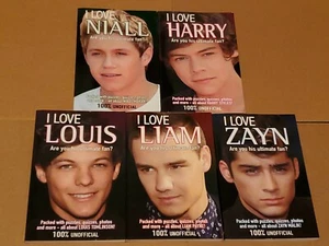 I Love Niall Harry Louis Liam Zayn - Are You An Ultimate Fan? Set of 5 Books New - Picture 1 of 11