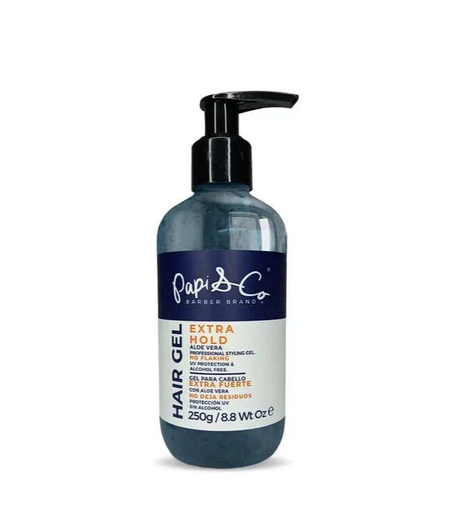 NEW Papi & Co Hair Gel Extra Hold men aloe vera no Flaking FREE SHIPPING - Image 1 of 1