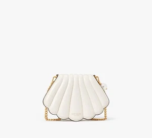 ☂️🍄kate spade What The Shell Seashell Micro☄️SMALL☄️Crossbody Cream KC090 - Picture 1 of 6
