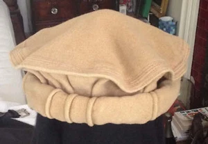 Wool Cream Colored Pakol - Picture 1 of 4