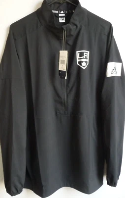 Camisa Pullover Para Hombre Adidas Los Angeles Kings Hockey 1/4 Cremallera Calce Suelto L Nueva Con Etiquetas Foto 1 de 4